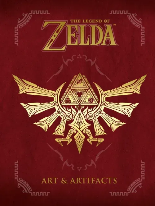 Art & Artifacts cover featuring colorful Zelda artwork across the series