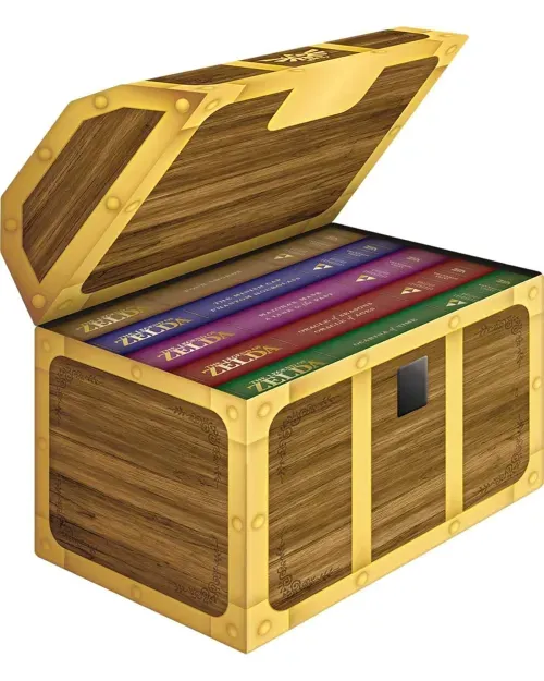Zelda Legendary Edition manga box set with all five oversized volumes