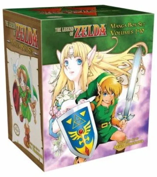 Skyward Sword manga cover featuring Link with the Goddess Sword
