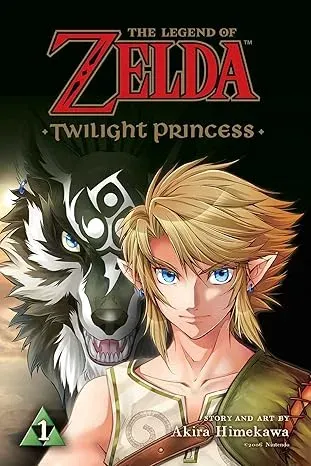 Twilight Princess manga box set featuring Link in his wolf form